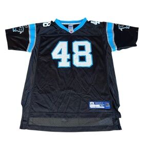 Reebok Boy Carolina Panthers Thomas Davis Home Jersey Sz XL